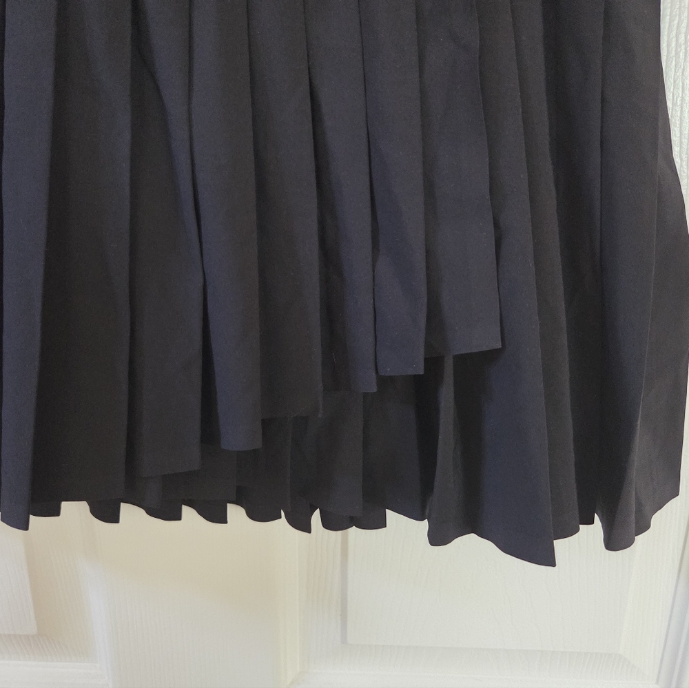 Aerie Offline Tiebreaker Pleated Skort Black Women's Large - Picture 4 of 7